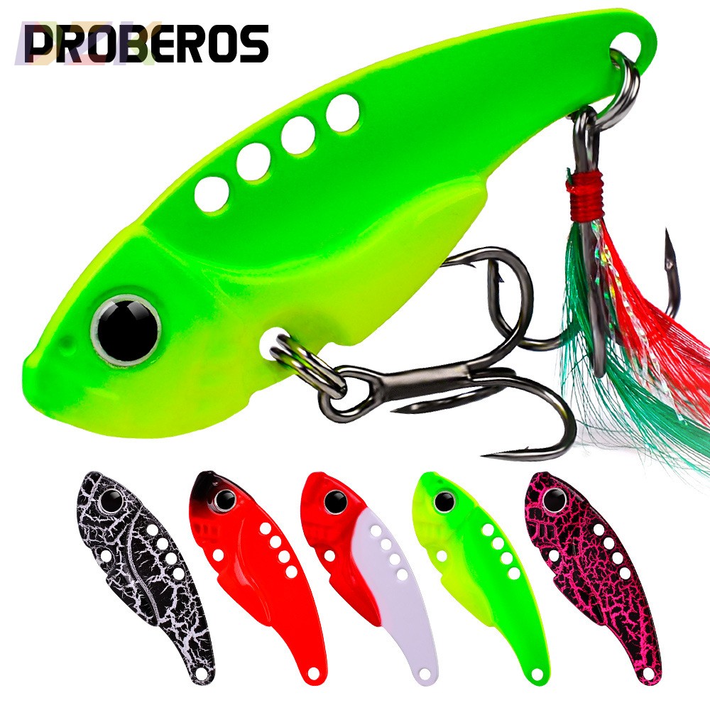 渔具店高端11G路亚饵金属亮片鱼饵路亚亮片8彩色VIB路亚亮片DW3c3