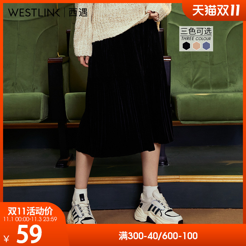Clearance sale Westlink/ West encounter skirt Mid length version Retro Jinsirong Pleated skirtin the Women's clothing/Boutique , Skirts  category - from Buy2taobao.com to provide professional Taobao agent buy service
