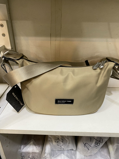 野狼部落 WILD WOLF TRIBE小眾設計大容量斜挎包高級感法式馬鞍包