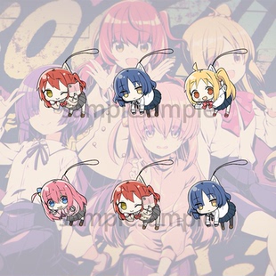 孤独摇滚周边手机链山田凉波奇酱喜多郁代虹夏创意手机绳背包挂件