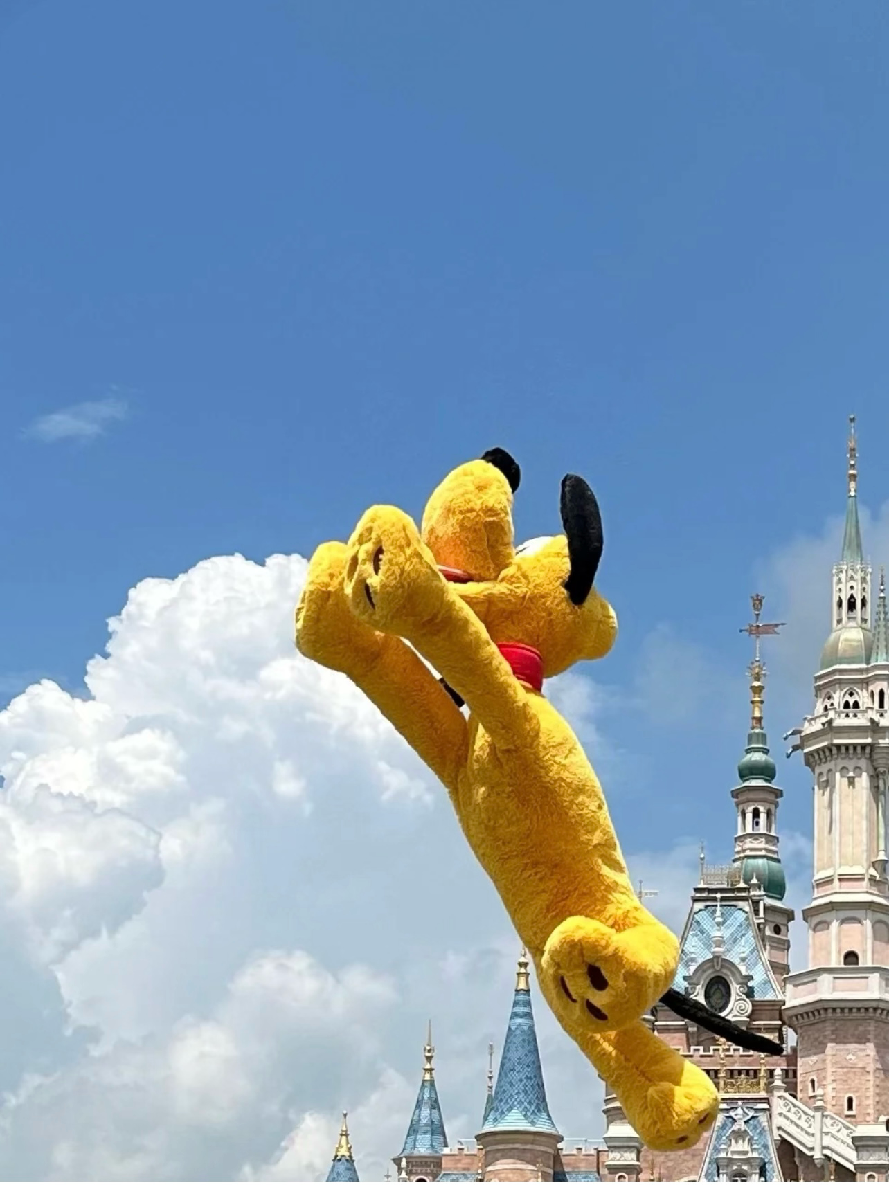 【现货】日本东京迪士尼fluffy系列 趴姿 布鲁托可爱毛绒玩偶公仔