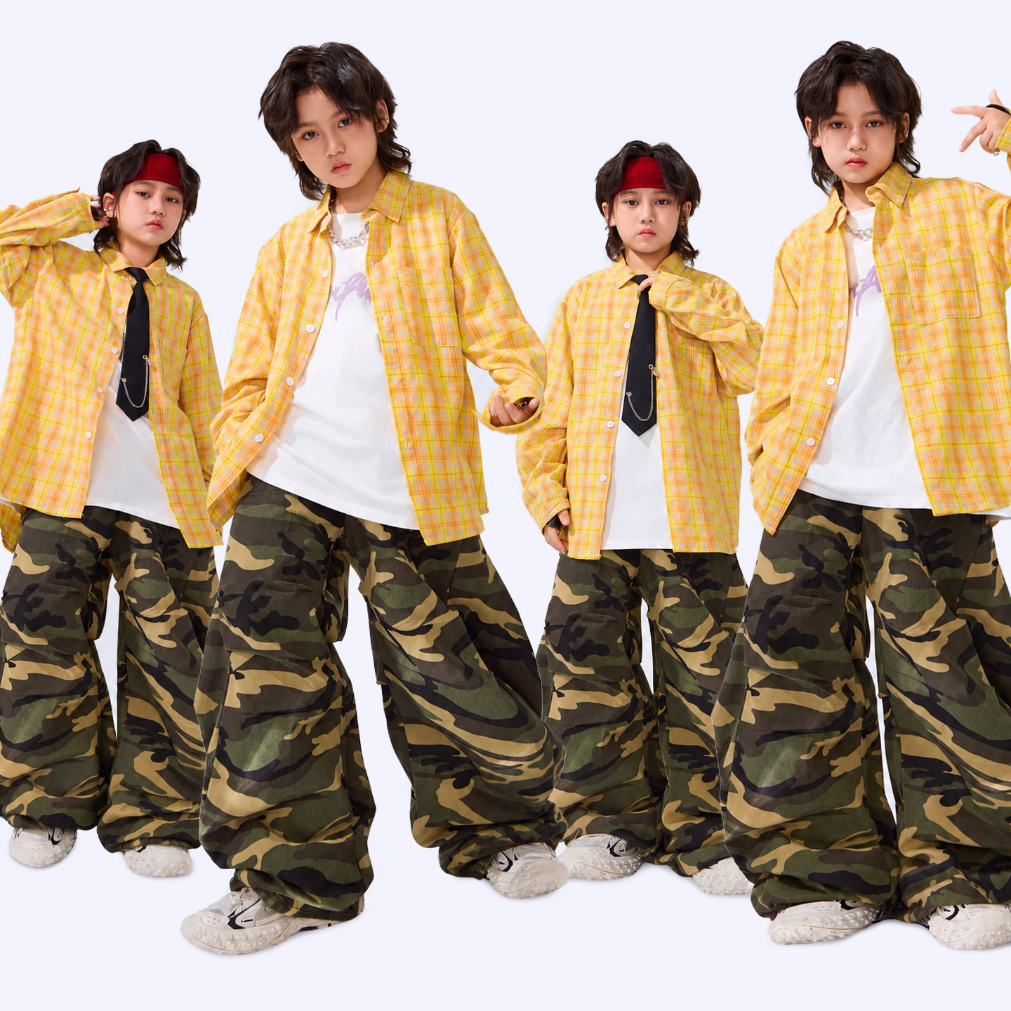 街舞儿童潮服嘻哈男童套装小学生