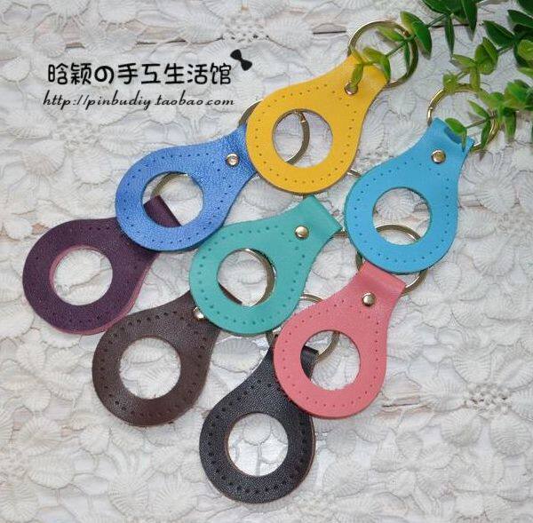 5% OFF HANYING HANDMADE ACCESSORIES FIRST LAYER LEATHER KEYCHAIN * KEY RING CLEARANCE