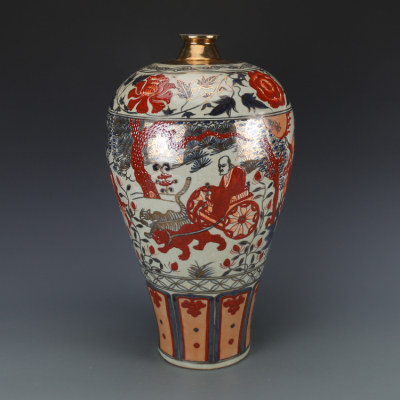 元青花描金鬼谷子保真仿古瓷器