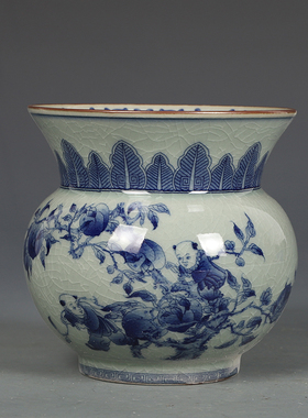 唐馨陶瓷老陶泥景德镇青花