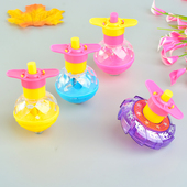 弹射陀螺发光款 儿童玩具好玩趣味礼物80后90怀旧幼儿园奖品男孩女