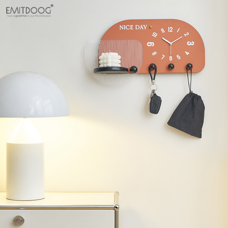 【该商品已降价】置物架挂钟