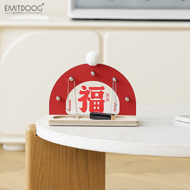 玄关钥匙收纳装饰摆件