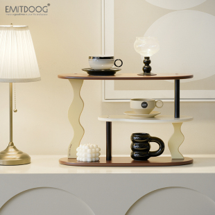 EMITDOOG客厅入户玄关客厅摆件桌面置物架高级感小众房间布置饰品