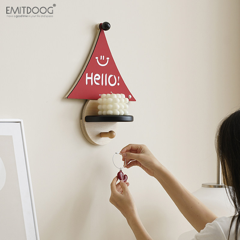 EMITDOOG壁挂香薰托盘装饰挂墙上置物架家居客厅玄关钥匙收纳架,家居饰品,壁饰,淘宝优惠券,粉丝福利购,淘宝优惠卷
