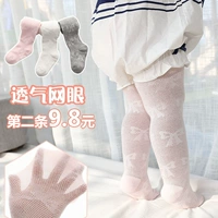 Mùa xuân hè hè mỏng bé quần lửng lớn pp nữ bé xà cạp cotton cô gái vớ trẻ em vớ - Vớ tất lười bé gái