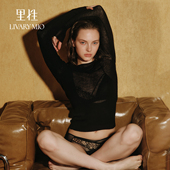 LIVARY MIO 晨雾绵羊毛衫 里性 上衣性感微透套头打底针织衫 保暖衣