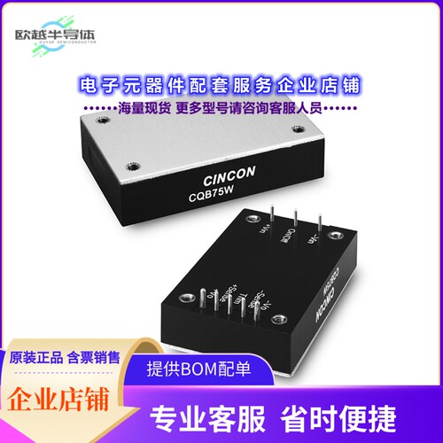 CQB75W-48S3V3N[电源模块DC DC CONVERTER 3.3V 40W]