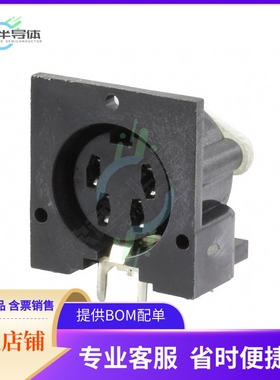 60PC4F【CONN RCPT FMALE DIN 4POS SOLDER】