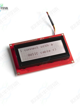 LCD-16398[开发板SPARKFUN 20X4 SERLCD - RGB BACKL】
