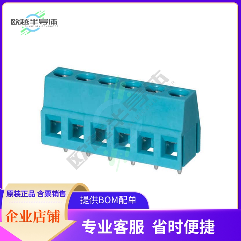 TB004-508-06BE【TERMINAL BLOCK, SCREW TYPE, 5.08】