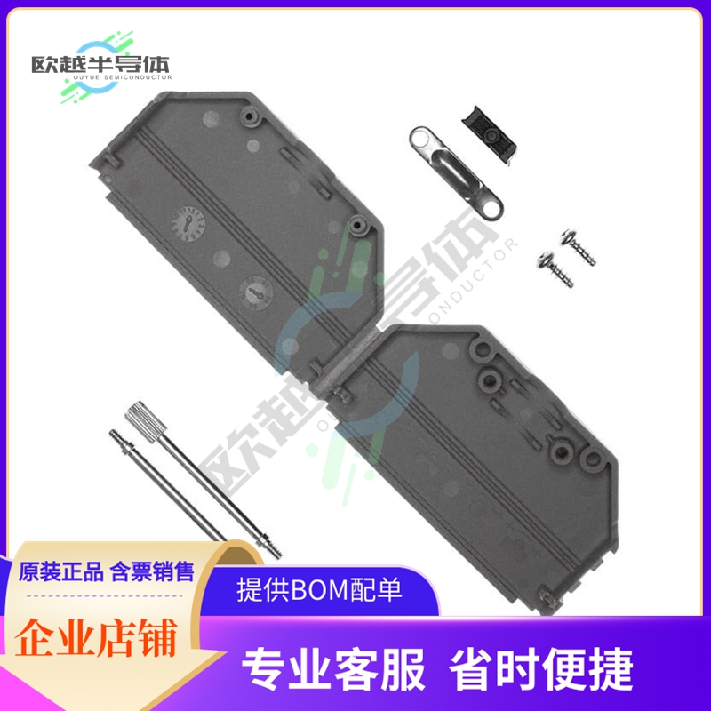 972-037-01SR031【CONN BACKSHELL 37POS 180DEG GRAY】