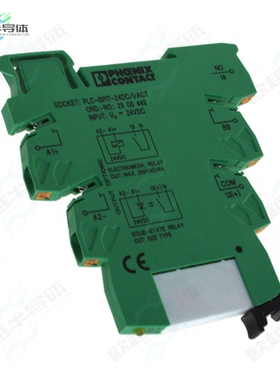 2900312[继电器RELAY GEN PURPOSE SPST 6A 24V]