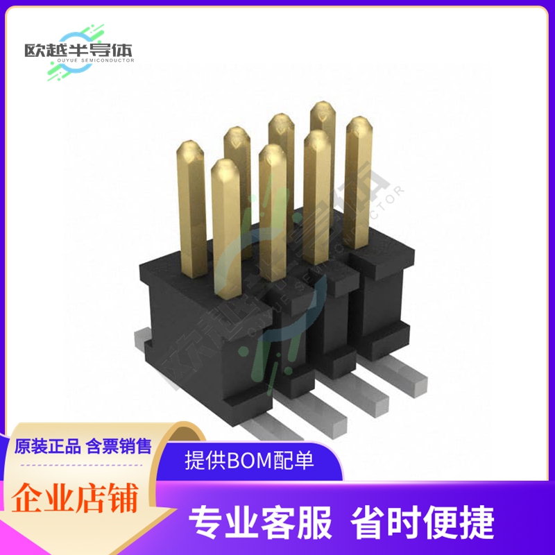 FTSH-104-03-FM-DV【CONN HEADER SMD 8POS 1.27MM】