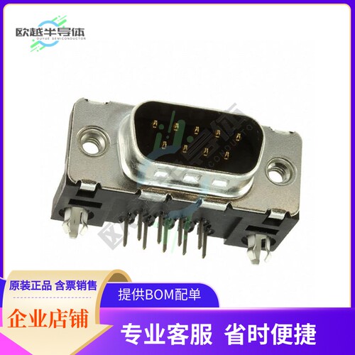D09P33E6GX00LF【CONN D-SUB PLUG 9POS R/A SLDR】
