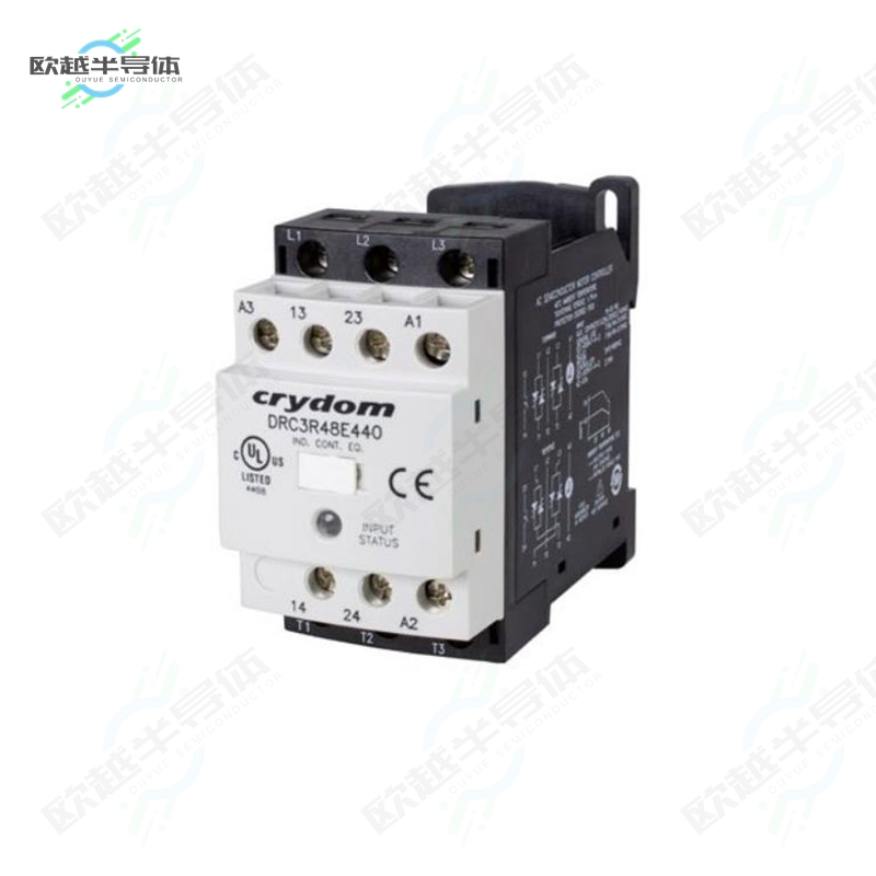 DRC3R40E440[继电器CONTACTOR SSR 3PH REV 400V 7.6A]