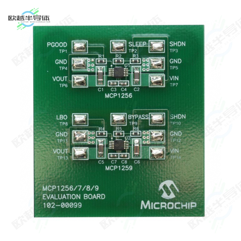MCP1256/7/8/9EV[开发板EVAL BOARD FOR MCP1256 MCP1257】