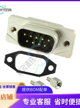 15-006243【CONN D-SUB PLUG 9POS PNL MNT】