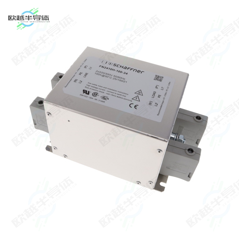 FN2410H-100-34[滤波器LINE FILTER 520/300VAC 100A CHAS]