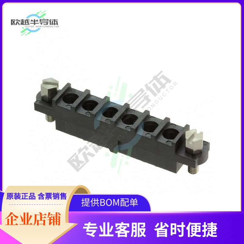 M80-4000000F1-06-PF5-00-000【CONN+RCPT+6POS+SOLDER+10AWG+GOL