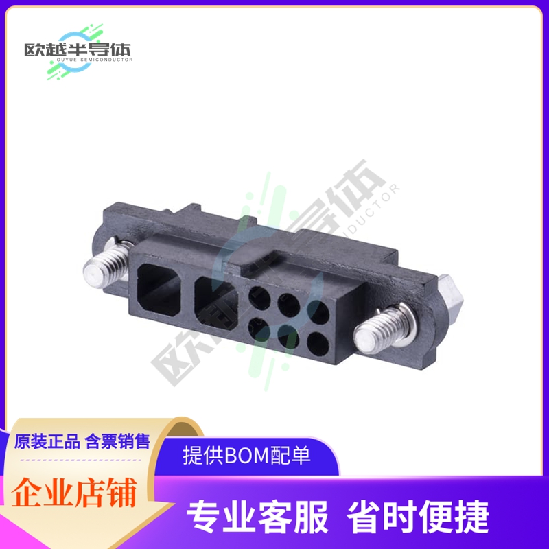 M80-263F103-00-00【CONN RCPT 4MM 3POS FOR PWR/COAX】