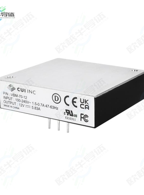 VBM-70-36[电源模块AC-DC, 70 W, 36 VDC, SINGLE OUTP]