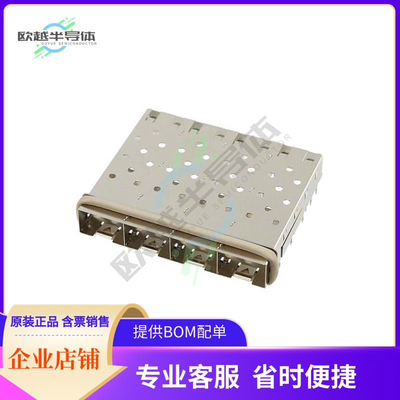 747280415【CONN SFP CAGE 1X4 PRESS-FIT R/A】