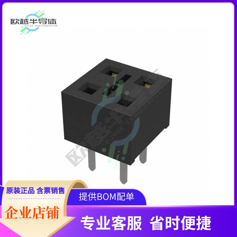 HLE-102-02-L-DV-TE【CONN RCPT 4POS 0.1 GOLD PCB】
