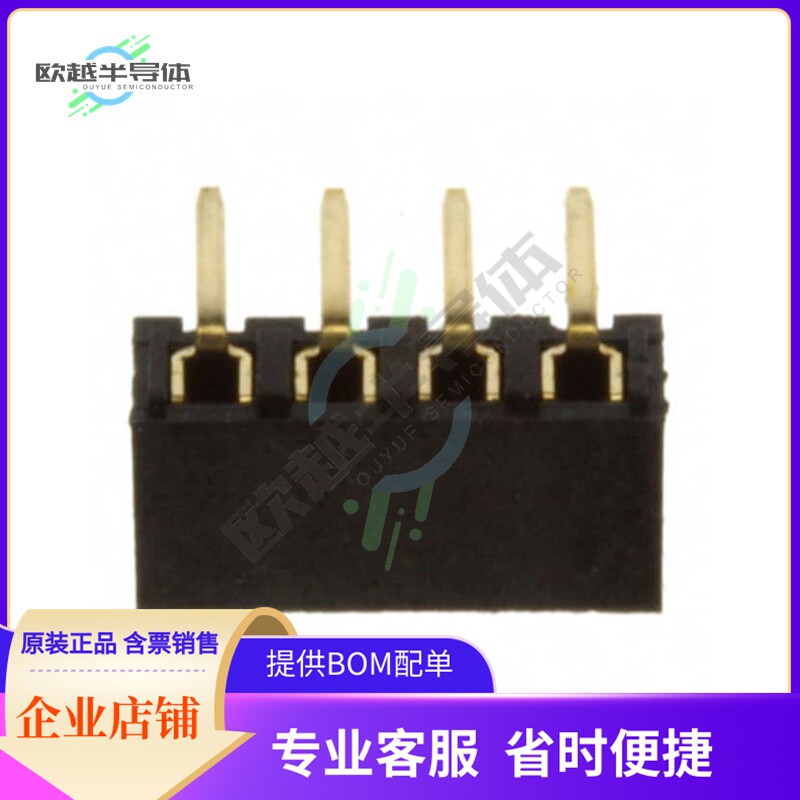 NPPN041FGGN-RC【CONN HDR 4POS 0.079 GOLD PCB R/A】图片