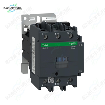 LC1D80BD[继电器CONTACTOR 80A 1F+1O 24V CC]