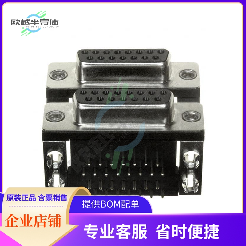 178-015-513R491【CONN D-SUB RCPT 15POS R/A SLDR】