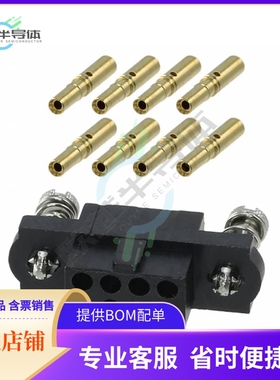 M80-4600805【CONN RCPT 8POS CRIMP 22AWG GOLD】