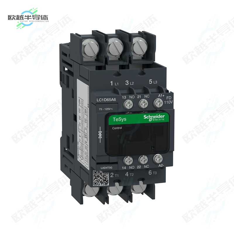 LC1D65A6FD[继电器TESYS 3P EVLK CTR 65A30KW AC3 11]