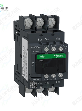 LC1D65A6FD[继电器TESYS 3P EVLK CTR 65A30KW AC3 11]