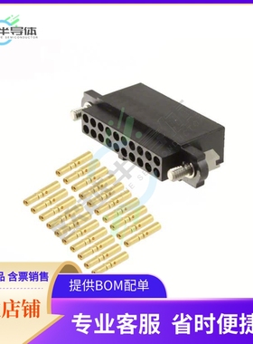 M80-4652005【CONN RCPT 20POS CRIMP 22AWG GOLD】