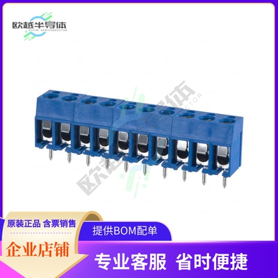 OSTTA104163【TERM BLK 10P SIDE ENT 5.08MM PCB】