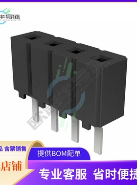 CES-104-01-F-S【CONN RCPT 4POS 0.1 GOLD PCB】