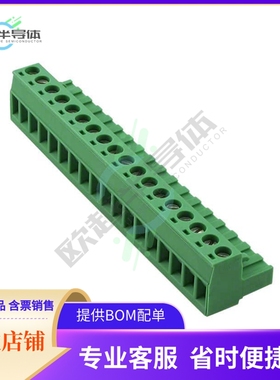 1757174【TERM BLOCK PLUG 18POS STR 5.08MM】