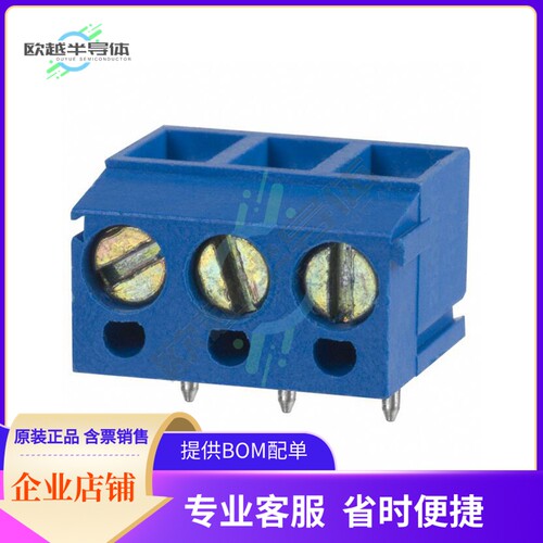 OSTTB030161【TERM BLK 3POS TOP ENTRY 5MM PCB】