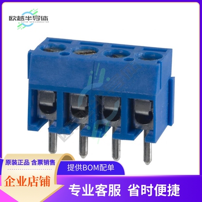 OSTTE040161【TERM BLK 4POS SIDE ENT 3.5MM PCB】