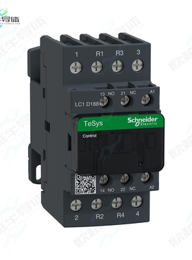 LC1D188E7[继电器TESYS 4P CTR 32A AC-1 2NO 2NC 48]