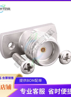 CONSMA017-2【SMA FML, 2-HOLE FLANGE, GOLD】