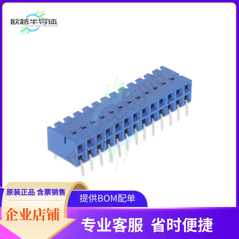 89883-313LF【CONN RCPT 26POS 0.1 GOLD PCB R/A】