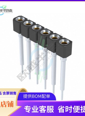 316-43-106-41-008000【CONN SOCKET 6POS 0.1 GOLD PCB】