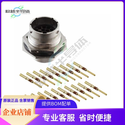 RT071619PNH-K【CONN RCPT MALE 19POS GOLD CRIMP】